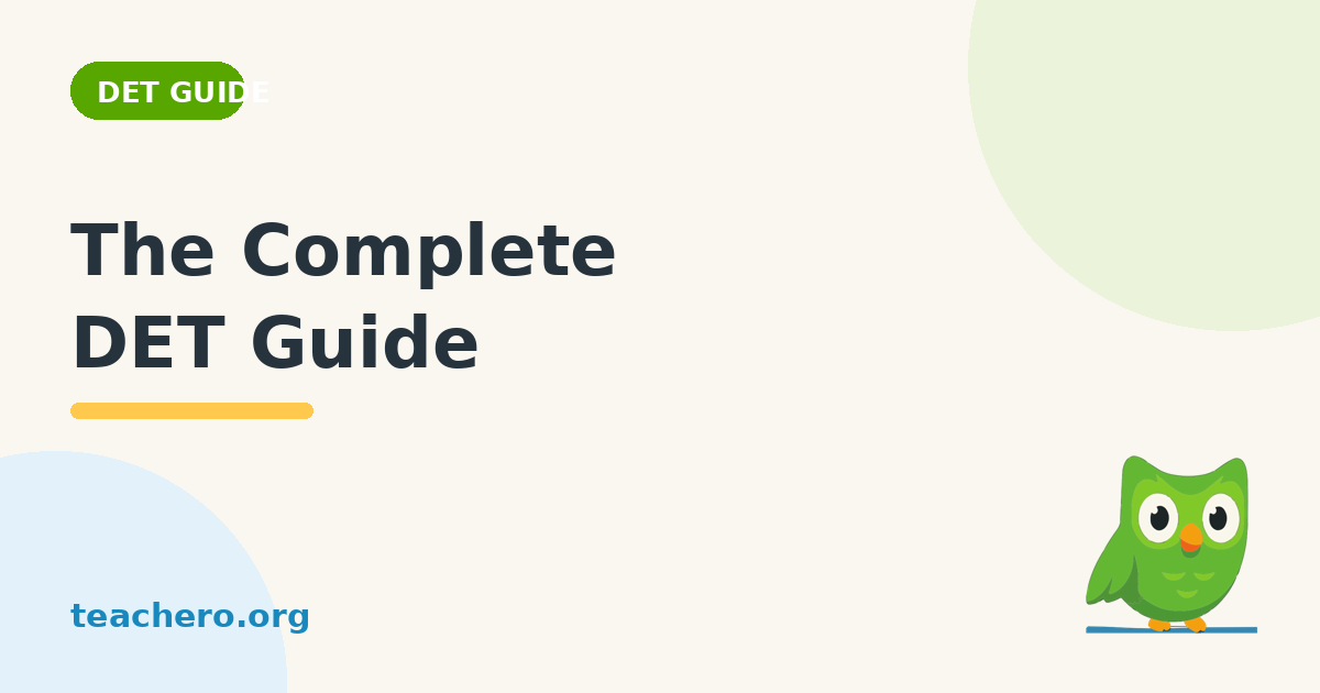الدليل الشامل لاختبار Duolingo English Test (DET) بالعربي — كل اللي محتاج تعرفه