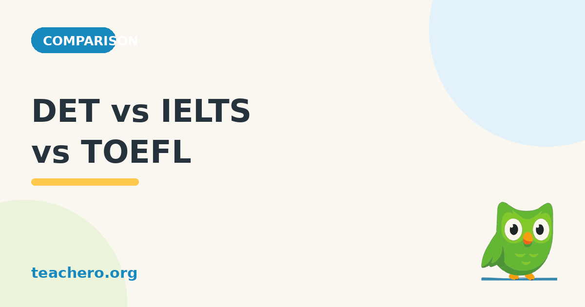 DET vs IELTS vs TOEFL: أنهي اختبار إنجليزي تختار في 2026؟
