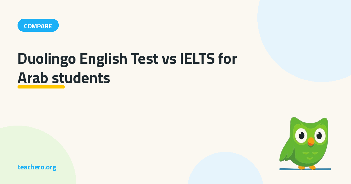 Duolingo English Test vs IELTS for Arab students